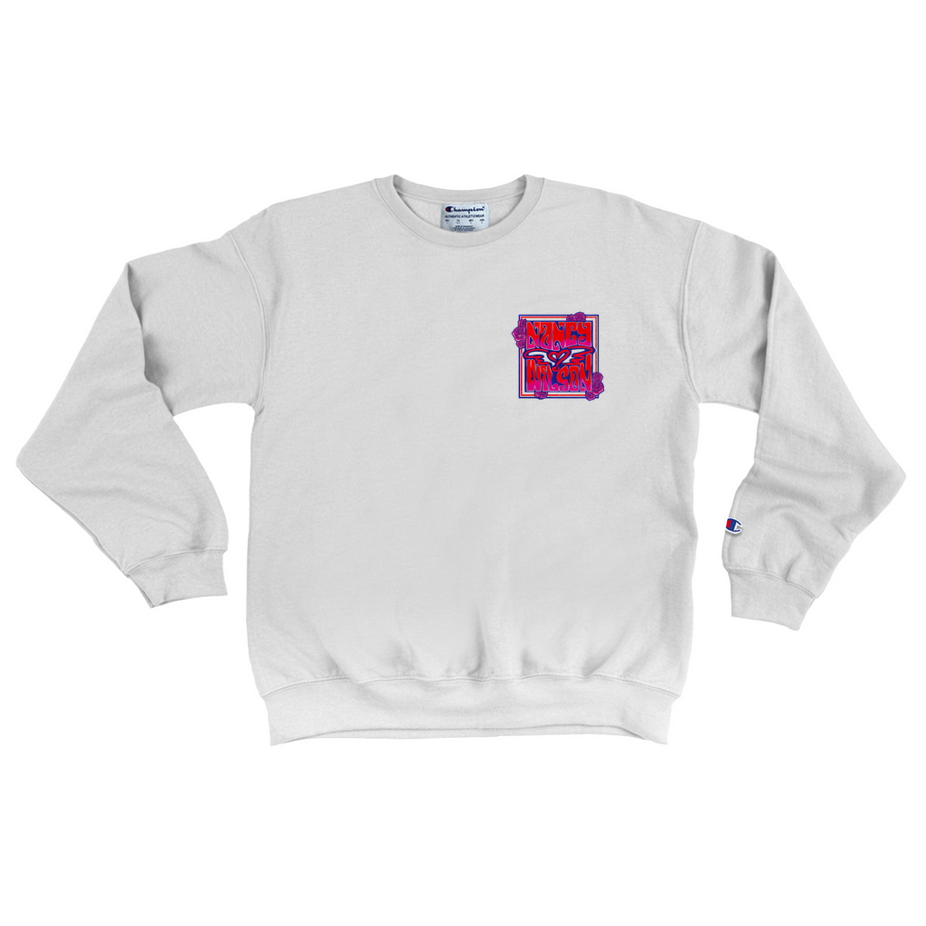 Crew Neck With Sleeve Print