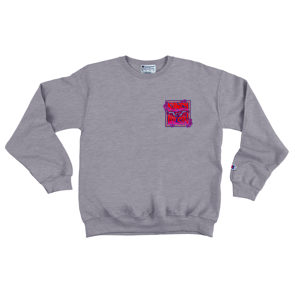 Crew Neck With Sleeve Print