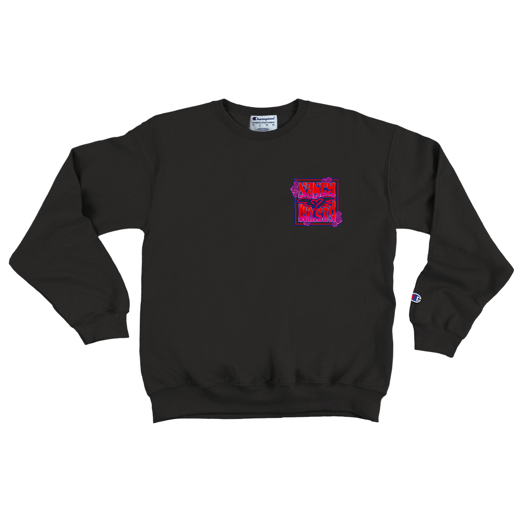 Crew Neck With Sleeve Print